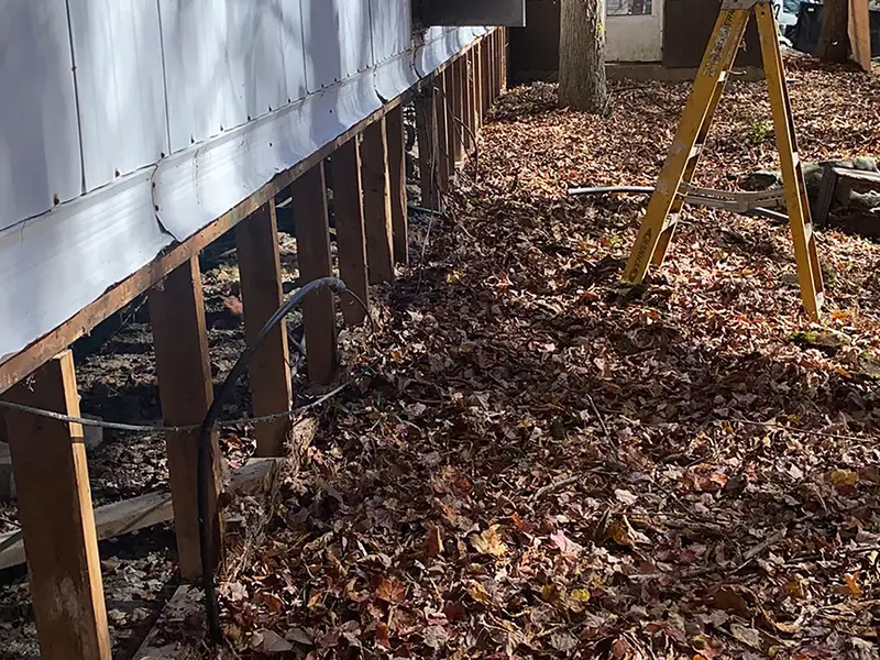 Before: mobile home renovation project 4